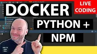 Docker + Python + NPM | Live Coding Class