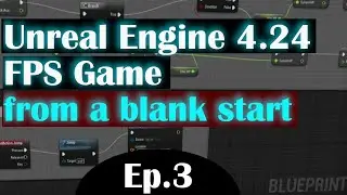 Unreal Engine FPS Character Tutorial 3 - Blueprinting Taking Damage, Ending The Game, and more fun