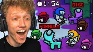 I got the WORLDS FASTEST Impostor Speed Run in Among Us... (5800 IQ)