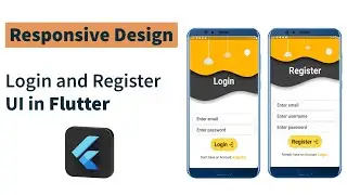 Flutter login UI Design | Login, Signup Page - Flutter UI - Speed Code