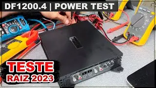 Módulo Amplificador FALCON DF1200.4 DX 2023 - REVIEW COMPLETO E TESTE DE POTÊNCIA
