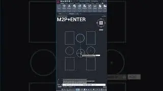 Find Point Between Two Points With Midpoint Between Two Points MTP or M2P Command in AutoCAD 