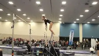 Giselle Leyvas 4th Place Bars 2024 Calif Grand Invite Wildfire Gymnast Level 8