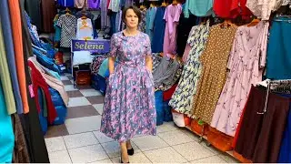 МОДНЫЙ ПОКАЗ🔥 НОВАЯ КОЛЛЕКЦИЯ💖ПЛАТЬЯ 2022 👗👗👗 ПРИМЕРКИ у ЛЕНЫ и АЛЕНЫ✨  НОВИНКИ САДОВОДА.