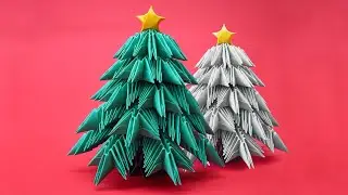 Make an Amazing 3D Origami Christmas Tree for Beginners Today