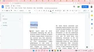 How To Add Subheadings In Google Docs