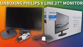 Philips 27 V LINE Monitor - Unboxing and Setup 2024