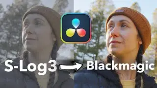 Convert S-Log3 Into Blackmagic Gen 5 Color Using Color Space Transform In DaVinci Resolve 18