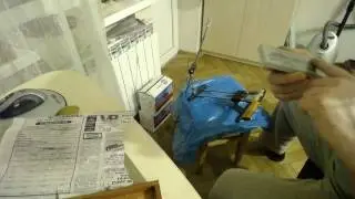 Заточка ножа на точильном камне Smith's Hard arkansas