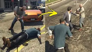 Michael Gets Angry When Trevor Attacks Franklin - GTA 5