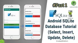 Android SQLite Tutorial | Android CRUD Tutorial with SQLite (Create, Read, Update, Delete) | 