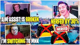 Ninja & Pros React to Aim Assist NERF | Streamers UPSET With Changes In Fortnite Season 3