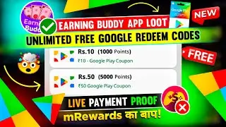 Earning Buddy - Google Play Redeem Code Earning App - Free Redeem Code - New Redeem Code Earning App