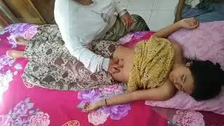 women's belly massage / to increase appetite