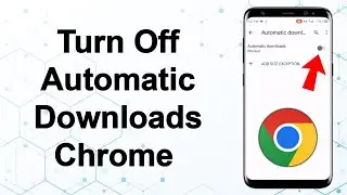 How to Turn Off Automatic Downloads Google Chrome Android | Stop Auto Download in Chrome