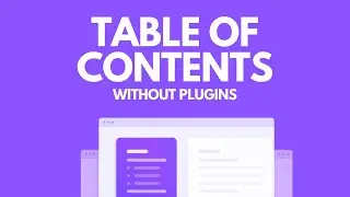 How to Add Table of Contents in WordPress Without Plugin 👉 ( Using Anchor Links )