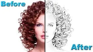 Photoshop Tutorial : How to convert Photo into Pencil Drawing In Photoshop CC | Urdu & Hindi