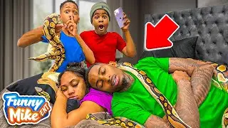 KIDS DOES SNAKE PRANK ON MOM & DAD🐍🤣, What Happens Next Is Shocking | FunnyMike