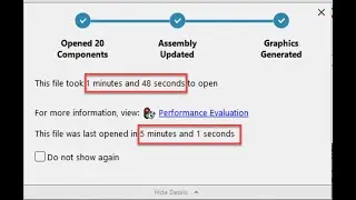 SOLIDWORKS 2023 vs 2022 - Large Assembly Opening Race