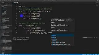 Create 3D array in Python that we access an array element like Pascal syntax