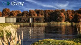 Revit To 3Dsmax + Vray 5 Exterior Rendering