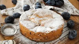 Вкусный Сливовый Пирог 🥧 Простой и Быстрый Рецепт Пирога со Сливами 🥧