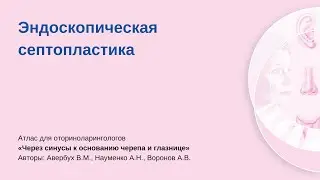 Эндоскопическая септопластика. Операцию проводит Владимир Михайлович Авербух.