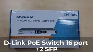 D Link POE switch 16 port | unboxing d-link 16 ports network switch | POE switch 16 port |