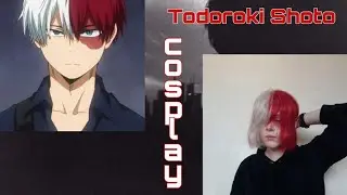 Todoroki Shoto cosplay makeup
