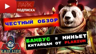 Бамбус Везунчик честный обзор ! Карявый отсос от PLARIUM ! Когда очень нужны деньги, но мозгов нет !