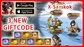 X-Samkok & New 3 Giftcodes September Many Attractive Gifts