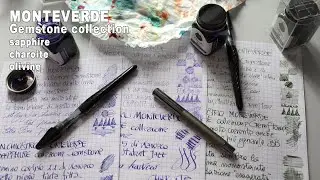 Inks Monteverde Olivine - Charoite - Sapphire Gemstone collection