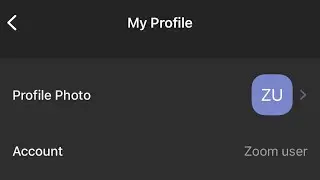 How To Delete Or Remove Profile Picture From Zoom Cloud Meeting App