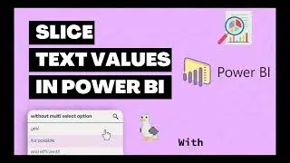 Filter text values using a search bar in Power BI!