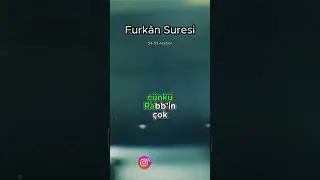 Furkân Suresi meali 54-55.Ayetler Surenin tamamı kanalımda #kuran #quran #muslim #islam #namaz