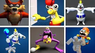 Clucky's - ALL Monster Models & Behind the Scenes (Roblox Showcase)