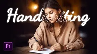 Handwriting WRITE ON TEXT effect in Premiere Pro