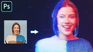 Hologram Effect in 36 Seconds with Photoshop