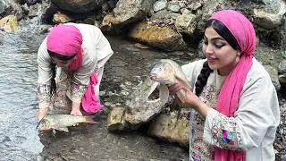 Grilling Fish in the Forests of Iran | The Joy of Cooking in Nature and Unmatched Tranquility