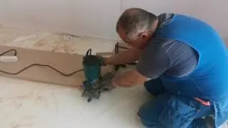 Монтаж доборного бруса в сложный проём.