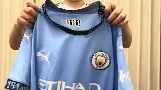 Manchester City Home Jersey 24/25 UNBOXING + REVIEW from jerseysfcsoccershop.com