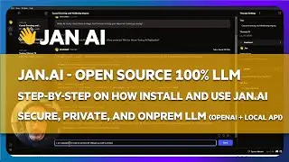 [EN] Jan AI: Quick overview to one of the best personal, and secure AI. Open Source and local LLM