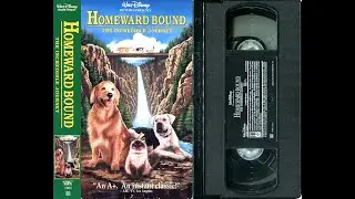 Opening to Homeward Bound: The Incredible Journey (US VHS; 1993)