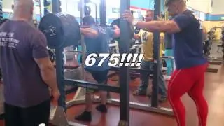 675 x 3 Squat!! Justin Randal