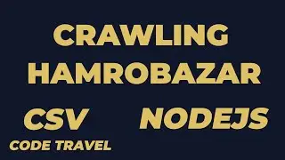 NodeJS - Crawl Hamrobazar.com & Generate CSV
