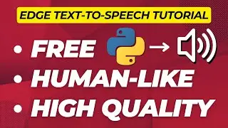 Free and High-Quality Text-to-Speech using Python (Full Tutorial)