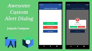 How to Implement Awesome Custom Dialog in Jetpack Compose | Android | Kotlin | Make it Easy