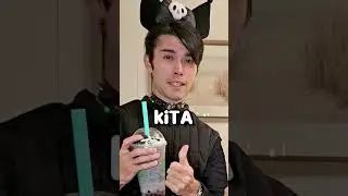 Kuromi but it's boba! 