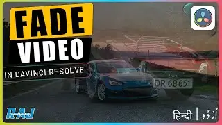 How to add FADE In and Out VIDEO effect in Davinci Resolve | davinci resolve tutorial for beginners