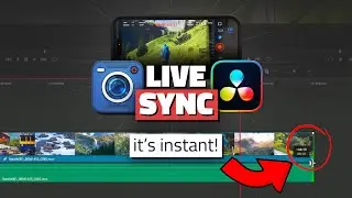 Live Sync - Edit While You Are Recording!!! Blackmagic Camera App v2.0  DaVinci Resolve Tutorial
